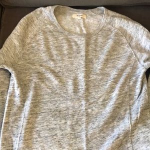 Madewell grey sweater shirt